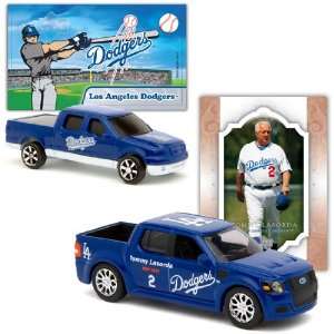   Trading Card & F 150 with Sticker Los Angeles Dodgers   Tommy Lasorda