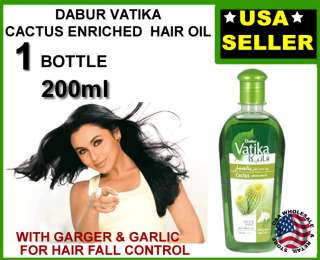 Dabur Vatika Cactus Garger Garlic Hair Fall Control Oil  