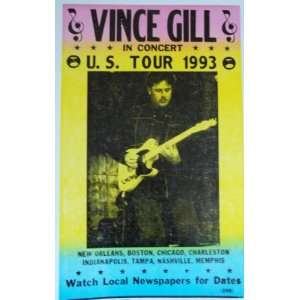 Vince Gill US Tour 1993 Poster