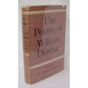  The Poems of William Dunbar W. Mackay (editor) Mackenzie 
