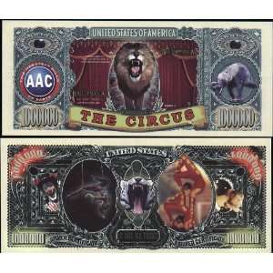  Circus Million Dollar Novelty Bill Collectible Everything 
