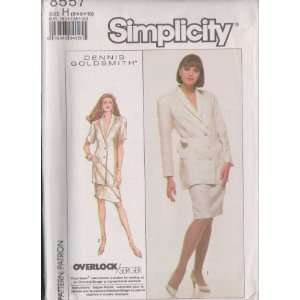  Misses Easy To_Sew Two Piece Dress Simplicity Sewing Pattern 