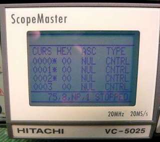 Hitachi VC 5025 Scopemaster Oscilloscope 2 Channel 20Mh  