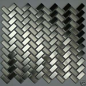 Stainless Steel Metal Tile Mosaic backsplash wall 4m11  