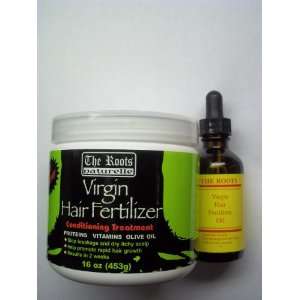Virgin Hair Fertilizer Deep Hair Care System (Coditioning Masque & Oil 