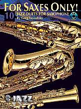 For Saxes Only (10 Jazz Duets for Saxophone) Book & CD  