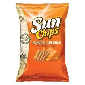  Frito Lay Sun Chips Cheddar Flavored Multigrain Snacks, 2 