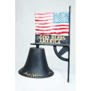  Door Bell Bless America Flag