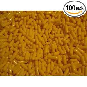  Empty Gelatin Capsules Size 00, 1000 count, bright yellow 