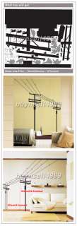 ELECTRIC POLE VINYL WALL ROOM DECO DECAL STICKER KR0042  