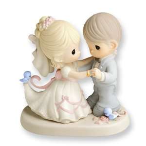 Precious Moments Bride and Groom Dancing Figurine