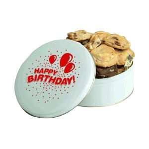 Birthday Greetings Cookie Tin Grocery & Gourmet Food