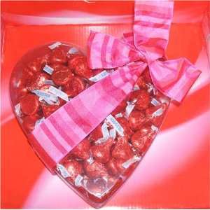 Valentines Day Gift Heart Hershey Red Kisses 1 Lb Gift Heart  