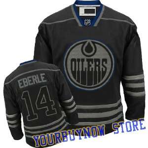 NHL Gear   Jordan Eberle #14 Edmonton Oilers Black Ice Jersey Hockey 