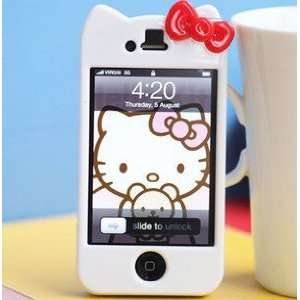  Newest iPhone 4G/4S Hello Kitty Face Hard Case/Cover 
