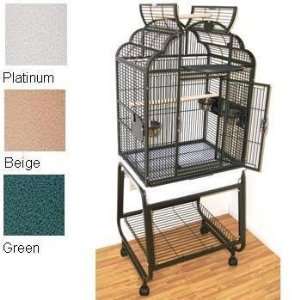  HQ Platinum Opening Victorian Top with Cart Stand Bird Cage 