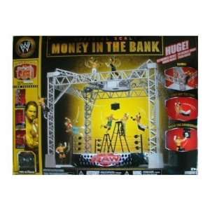  WWE Official Scale Money in the Bank Wrestling Playset 