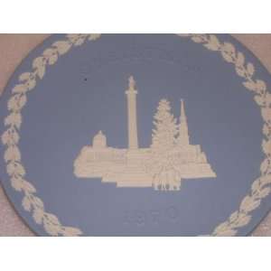  Wedgwood Trafalgar Sq Jasperware Christmas Plate 1970 