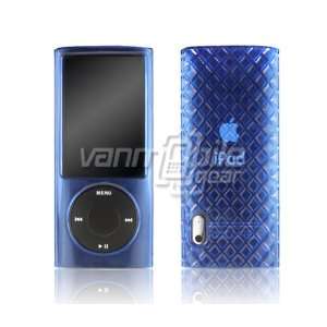  BLUE HARD GEL RUBBER CASE for APPLE iPOD NANO 5 