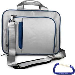  Grey / Blue Shoulder Strap Carrying Bag for the Asus F6Ve 