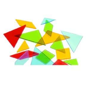  Learning Advantage Overhead Tangrams Transparent Plastic 