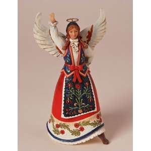 Jim Shore Angels Around the World Polish Figurine