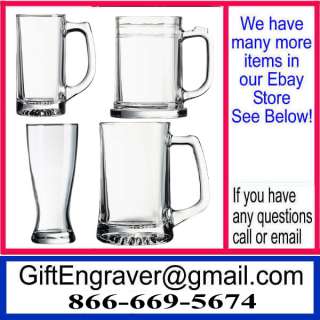 Personalized Glass Mug Groomsmen Bridesmaid Gifts  