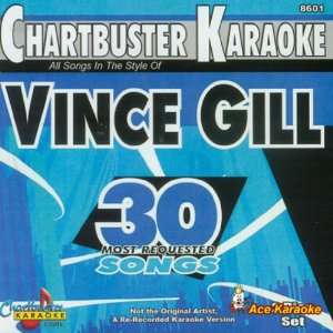 Chartbuster Karaoke CDG CB8601   Vince Gill   30 Most Requested Songs