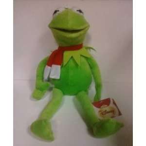  The Muppets Kermit the Frog 18 inch Plush Doll with Scarf 