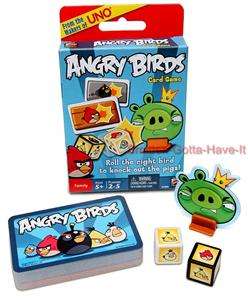   Mattel New Bird Dice CARD GAME Uno Ages 5+ FREE Expedited Ship  
