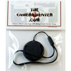  28mm Snap in style Lens cap with String Holder Keeper 