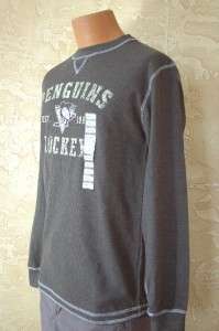 NEW Mens Pittsburgh Penguin LONG SLEEVE Thermal Shirt Officially 