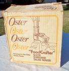 New Oster Food Crafter Kitchen Center Attachment   Accessory with 4 