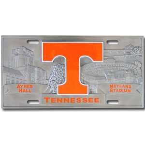   NCAA Tennessee Volunteers 3D Pewter License Plate