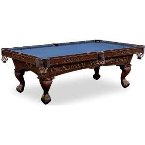 Grand Valley State University Logo Pool Table with Elmhurst Legs and 