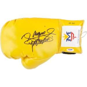  Manny Pacquiao Autographed Yellow Boxing Glove Sports 
