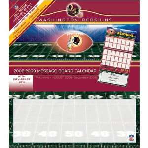  Washington Redskins NFL 17 Month Message Board Calendar 