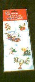 LITTLE SUZYS ZOO PEEL N STICK CHRISTMAS GIFT TAGS  