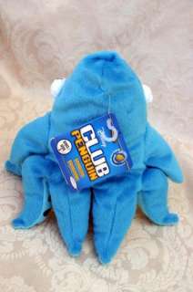 Disney Club Penguin Squidzoid Series 3 Plush Stuffed Blue  