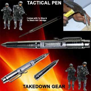 Silver Tactical Pen Takedown Self Defense Weapon Pens  