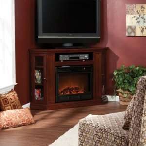   Convertible Media Electric Fireplace in Cherry