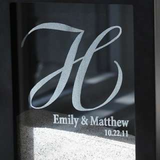 Personalized Unity Sand Ceremony Shadow Box Set   Wedding   NEW 
