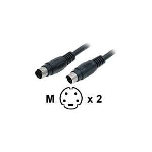   CABLE MALE TO MALE Two 4 DIN Male (S Video) Connectors Electronics