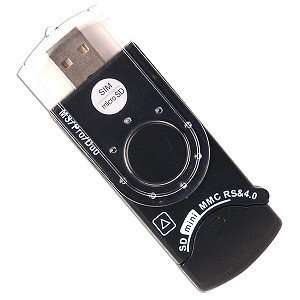    12 in 1 USB 2.0 SIM & TransFlash (microSD) Card Reader Electronics