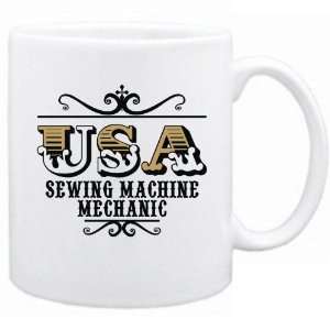  New  Usa Sewing Machine Mechanic   Old Style  Mug 