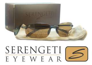 NEW Serengeti Nuvino 7317 Shiny Brown Sunglasses  