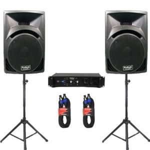  New Studio ABS Speakers 12 Two Way Pro Audio Monitor Pair 