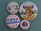1988 George Bush for President 4 pin set APIC Georg​e Washington 