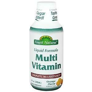  Finest Natural Multi Vitamin Dietary Supplement Liquid, 8 