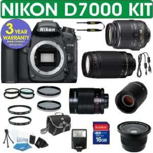  Nikon D7000 Digital Camera + Nikon 18 55mm VR Lens + Nikon 